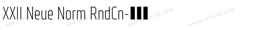 XXII Neue Norm RndCn字体转换
